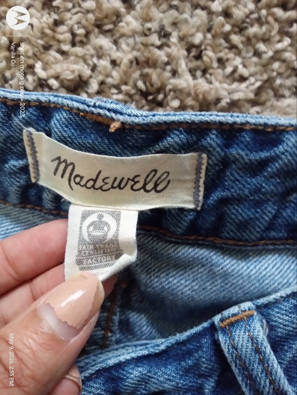 Madewell Women's Curvy Baggy Straight Leg Jean Blue Size 29 - Picture 4 of 8